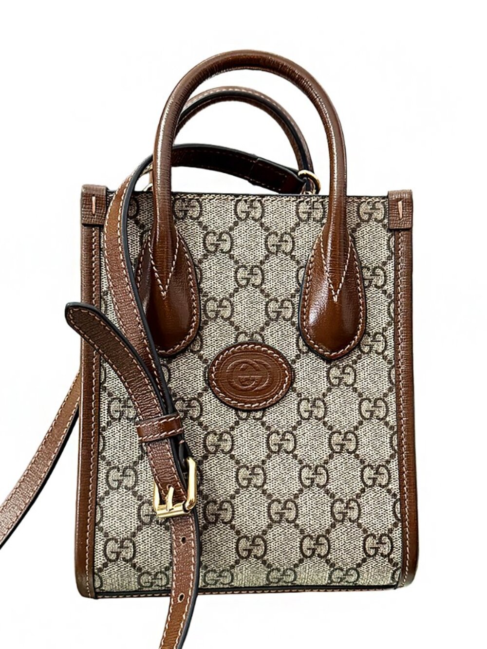 Gucci GG Supreme Crossbody Mini Bag